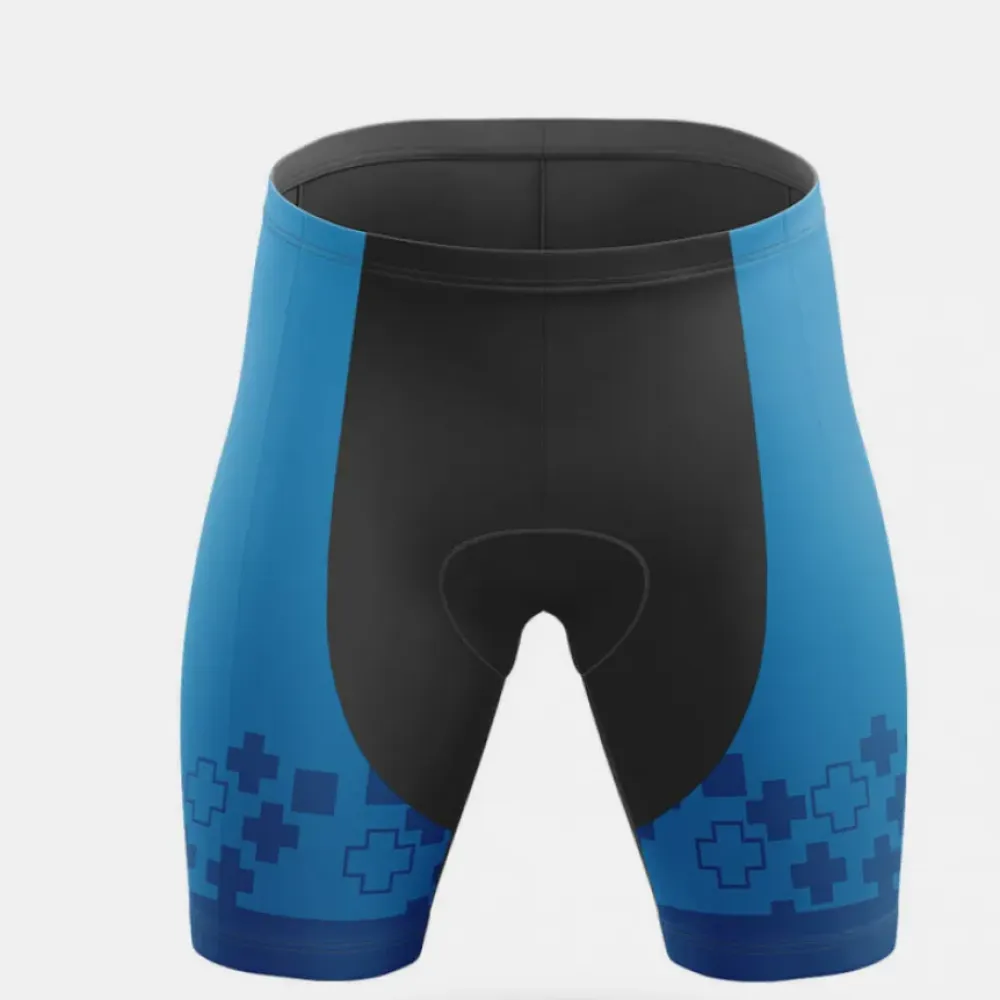 Cycling Shorts Comfortable Blue/Black/Turquoise