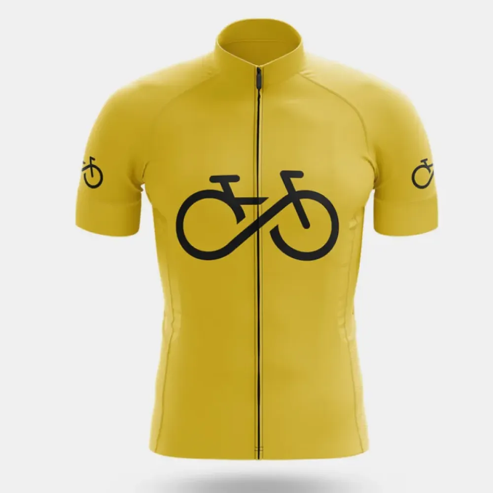 Bike Forever Jersey Yellow/Black/Gold