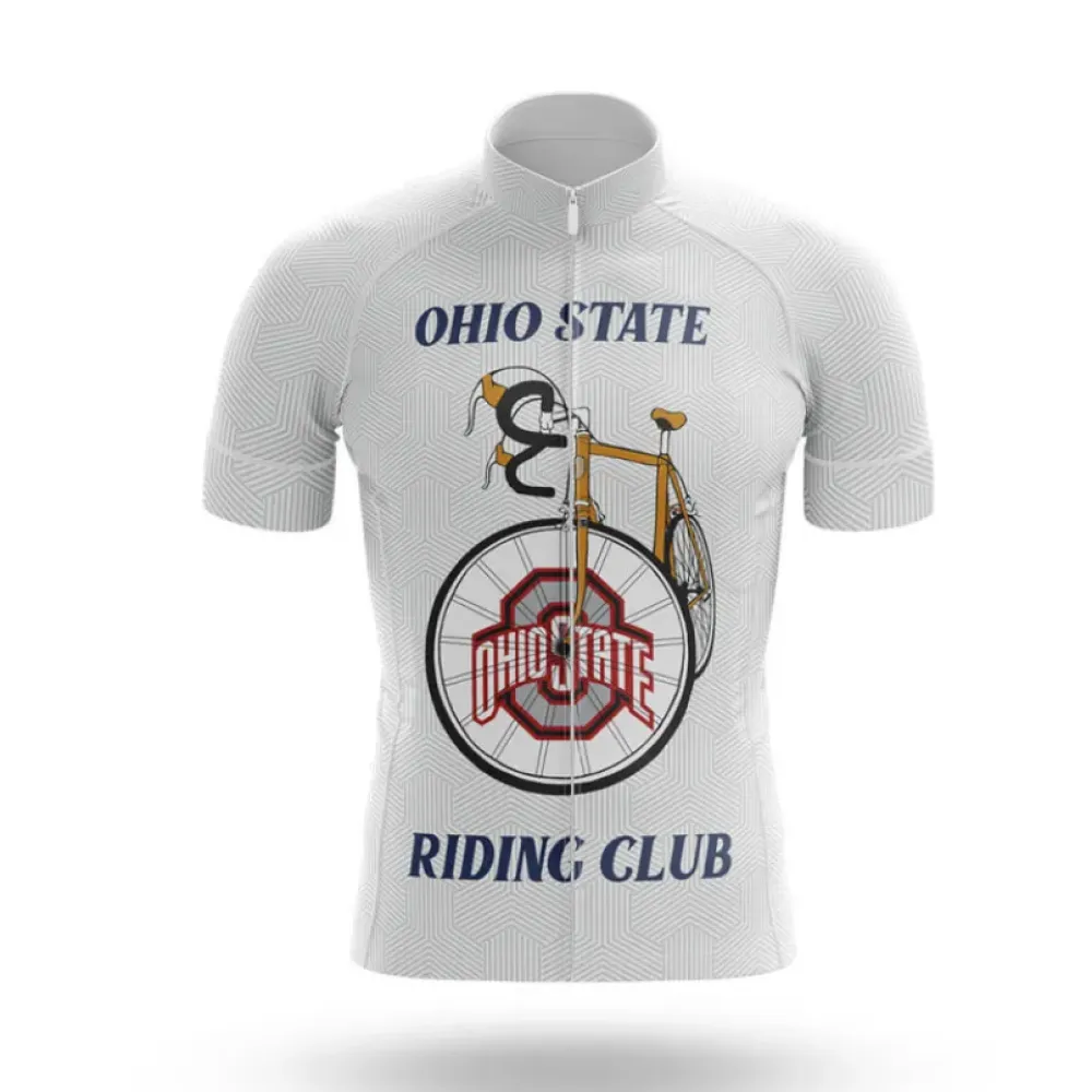 Ohio State Classic Riding Club Jersey White/Grey/Red