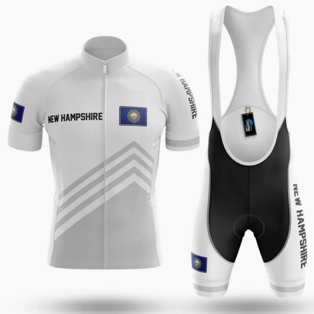 New Hampshire S4 Cycling Kit White/Black/Grey