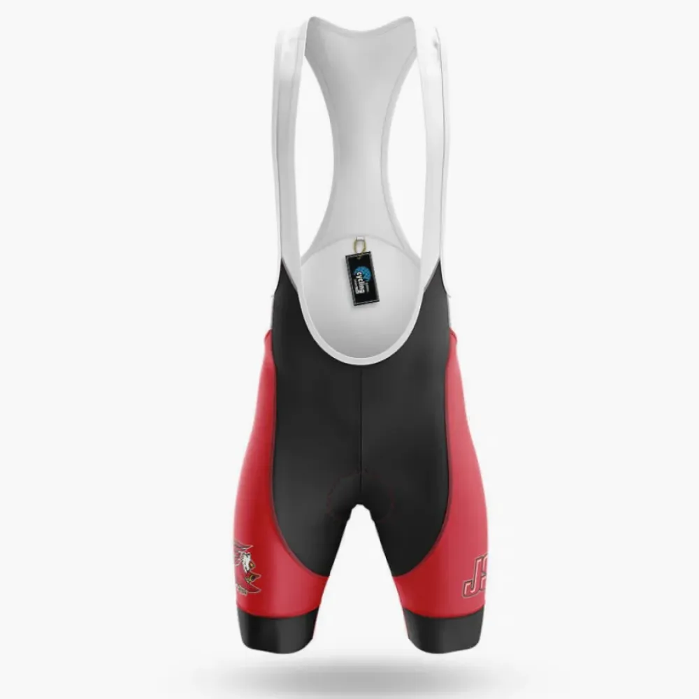 Jacksonville Gamecocks Cycling Bibs Comfortable Red/Black/White