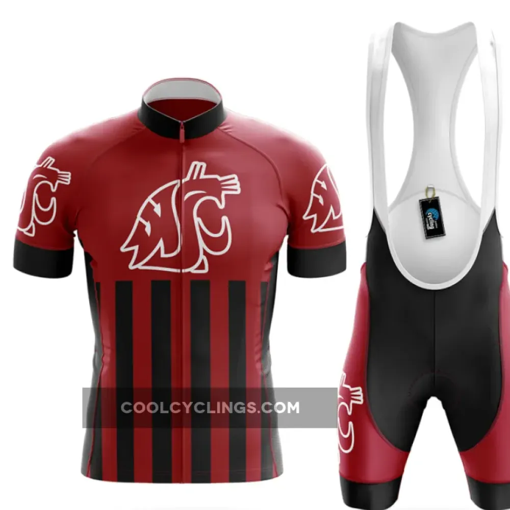Cougars USA Cycling Kit Full Set Red/Black/White
