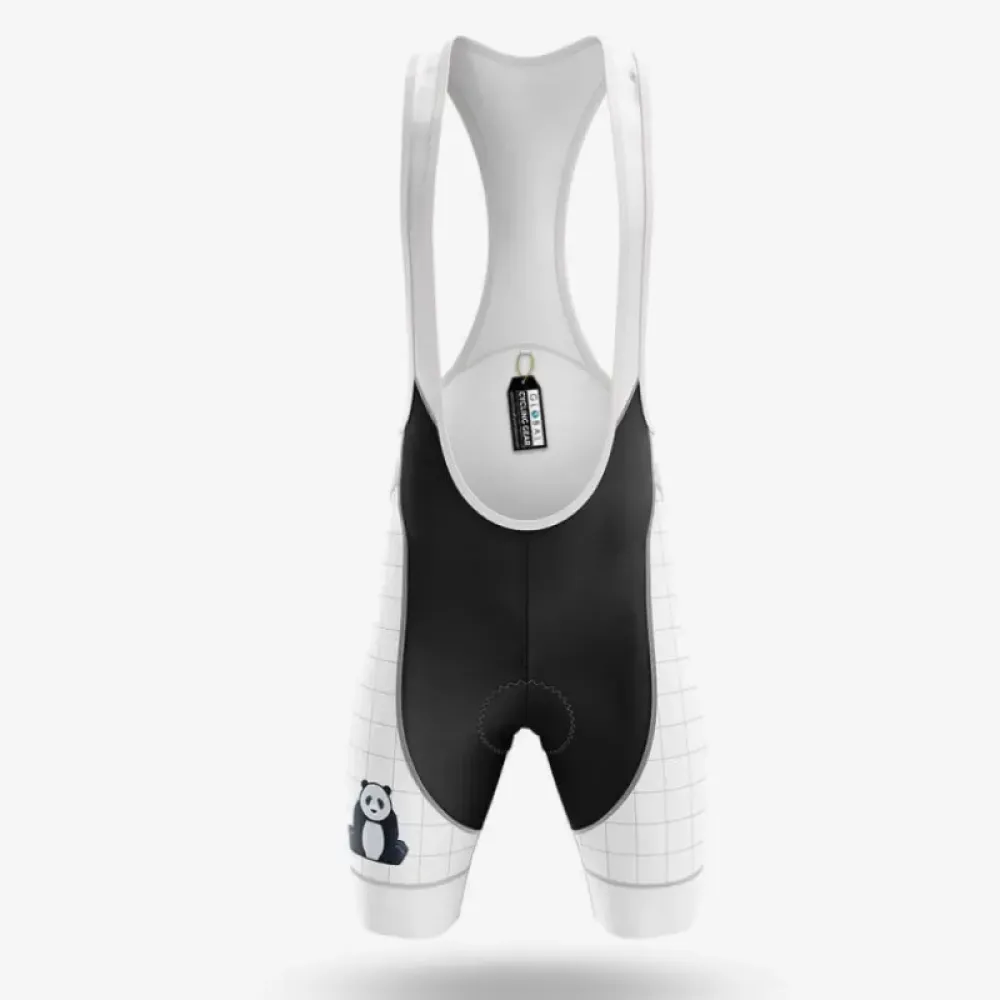 Cycling Bibs Be Kind To Animals White/Black/Panda