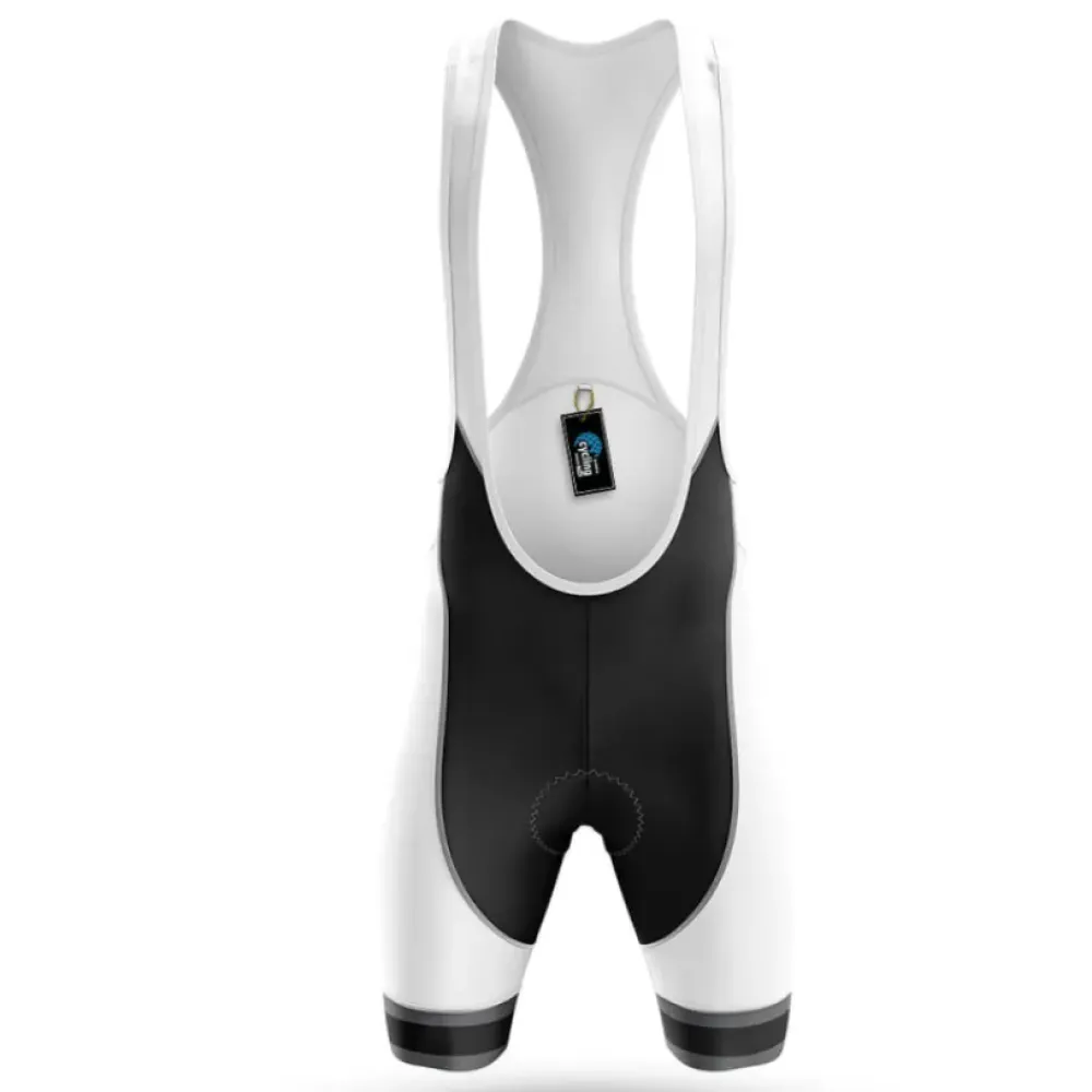 Cycling Bibs October White/Black/Grey