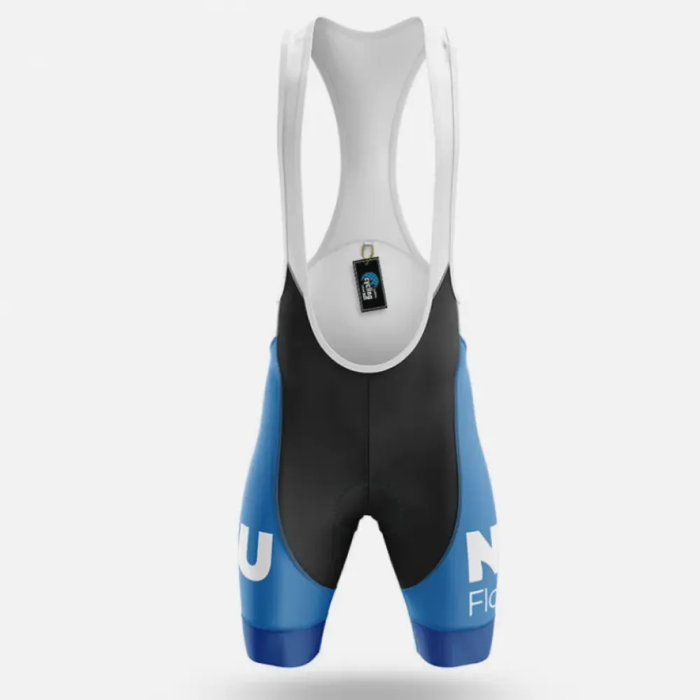 Nova Southeastern University Cycling Bibs Ver.2 Comfortable Blue/White/Black