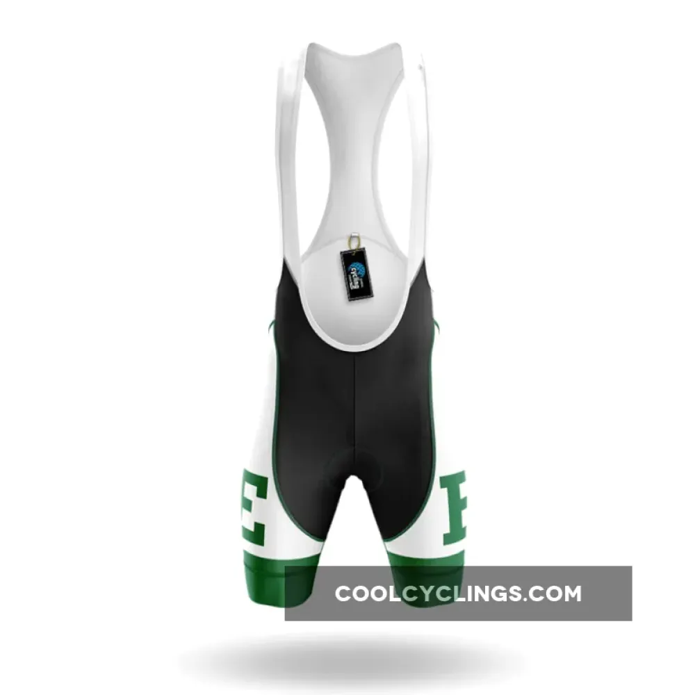 Eastern Michigan Cycling Bibs Breathable White/Green/Black