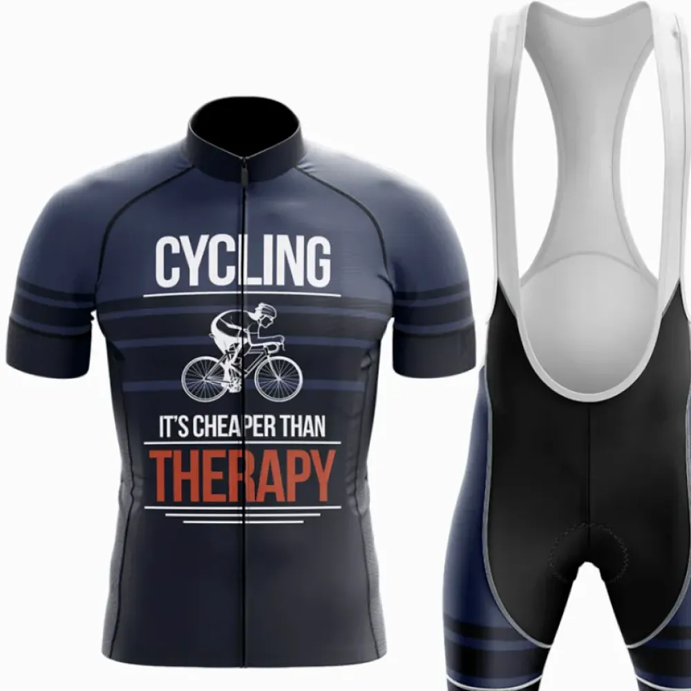 Therapy V8 Cycling Kit Full Set Navy/White/Grey