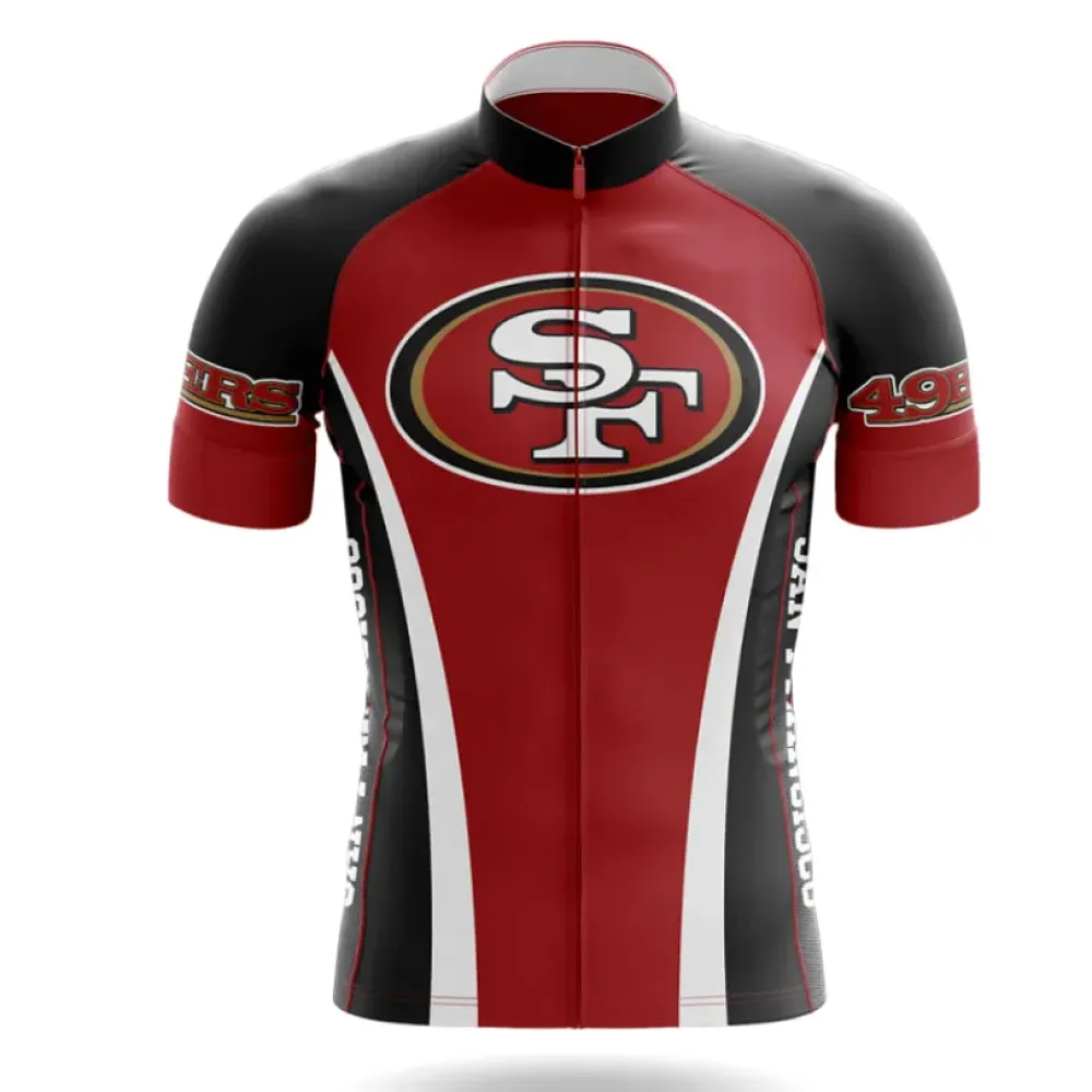 San Francisco 49ers Cycling Jersey Faithful Red/Black/White