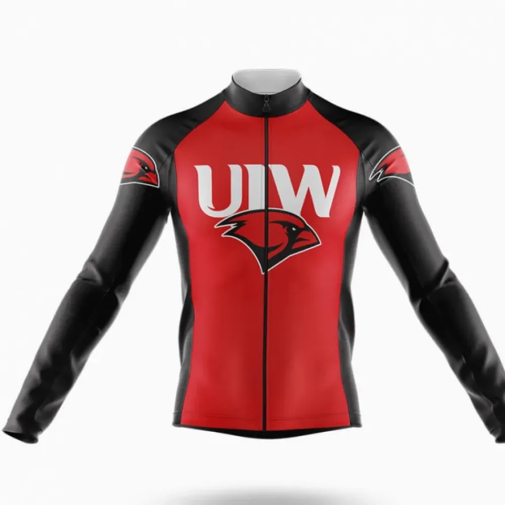 Incarnate Word Long Sleeve Cycling Jersey Red/Black/White