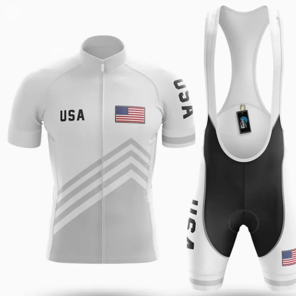 USA S5 White Cycling Kit Full Set