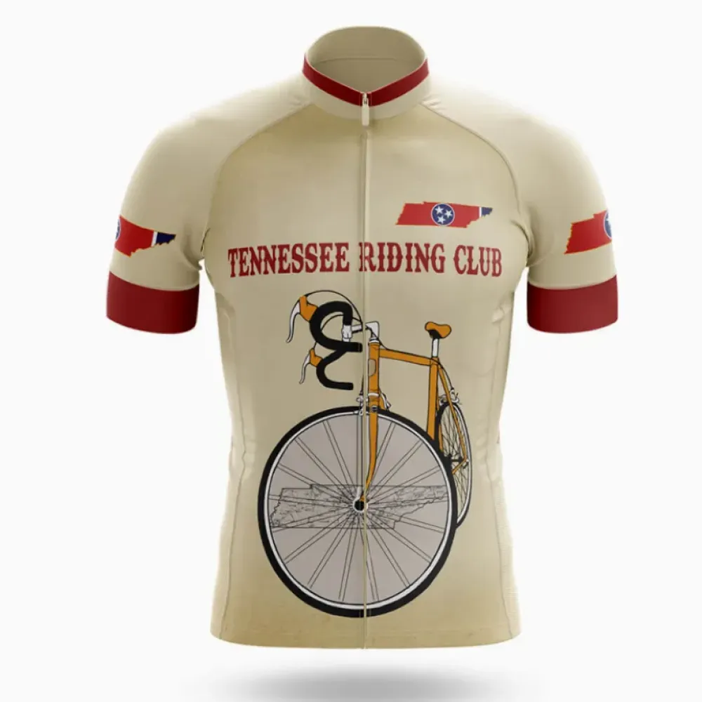 Tennessee Riding Club Retro Bicycle Tan/Burgundy/Red