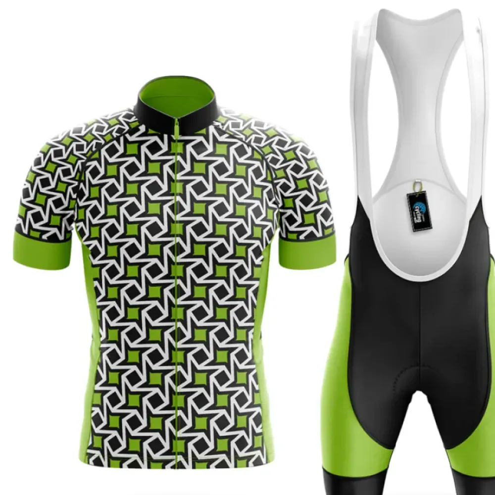 Tiny Pattern Cycling Kit Green/Black/Lime