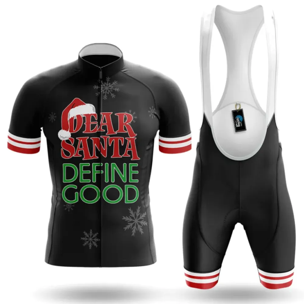 Cycling Kit Dear Santa Black/Red/Green