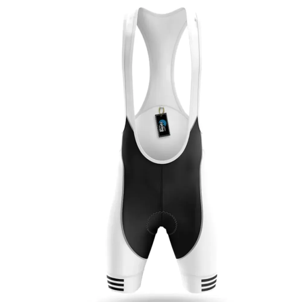 Cycling Bibs V8 Custom White/Black/Grey