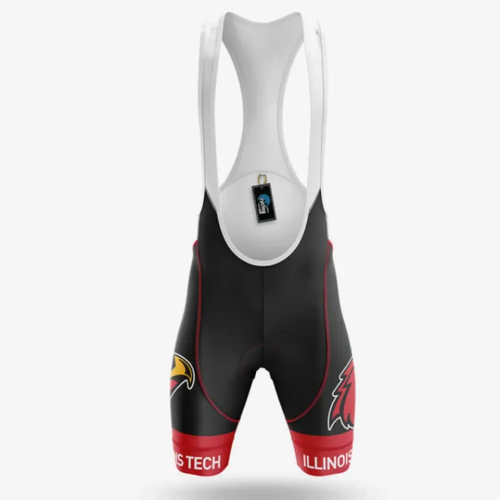 Illinois Institute of Technology Cycling Bibs Illinois Tech Black/Red/White