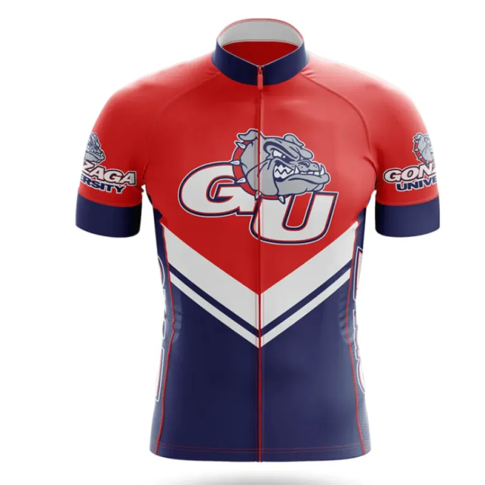 Gonzaga University Cycling Jersey Ver.3 Red/Blue/White