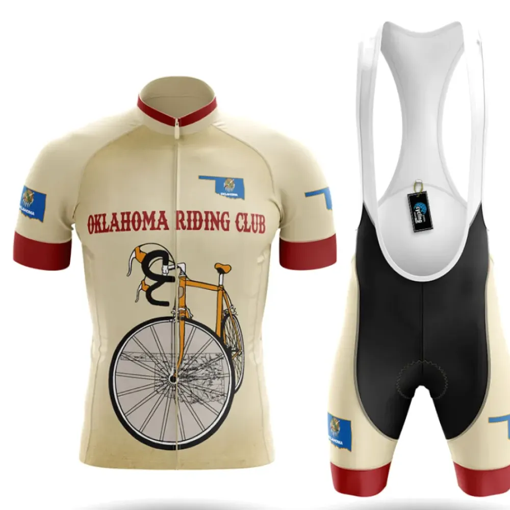 Oklahoma Riding Club Cycling Kit Vintage Beige/Red/Black