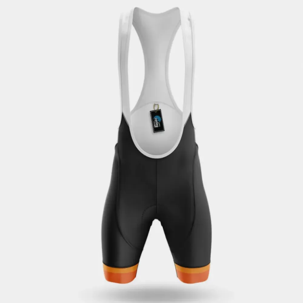 Cycling Bibs Retro Retro Black/Orange/White