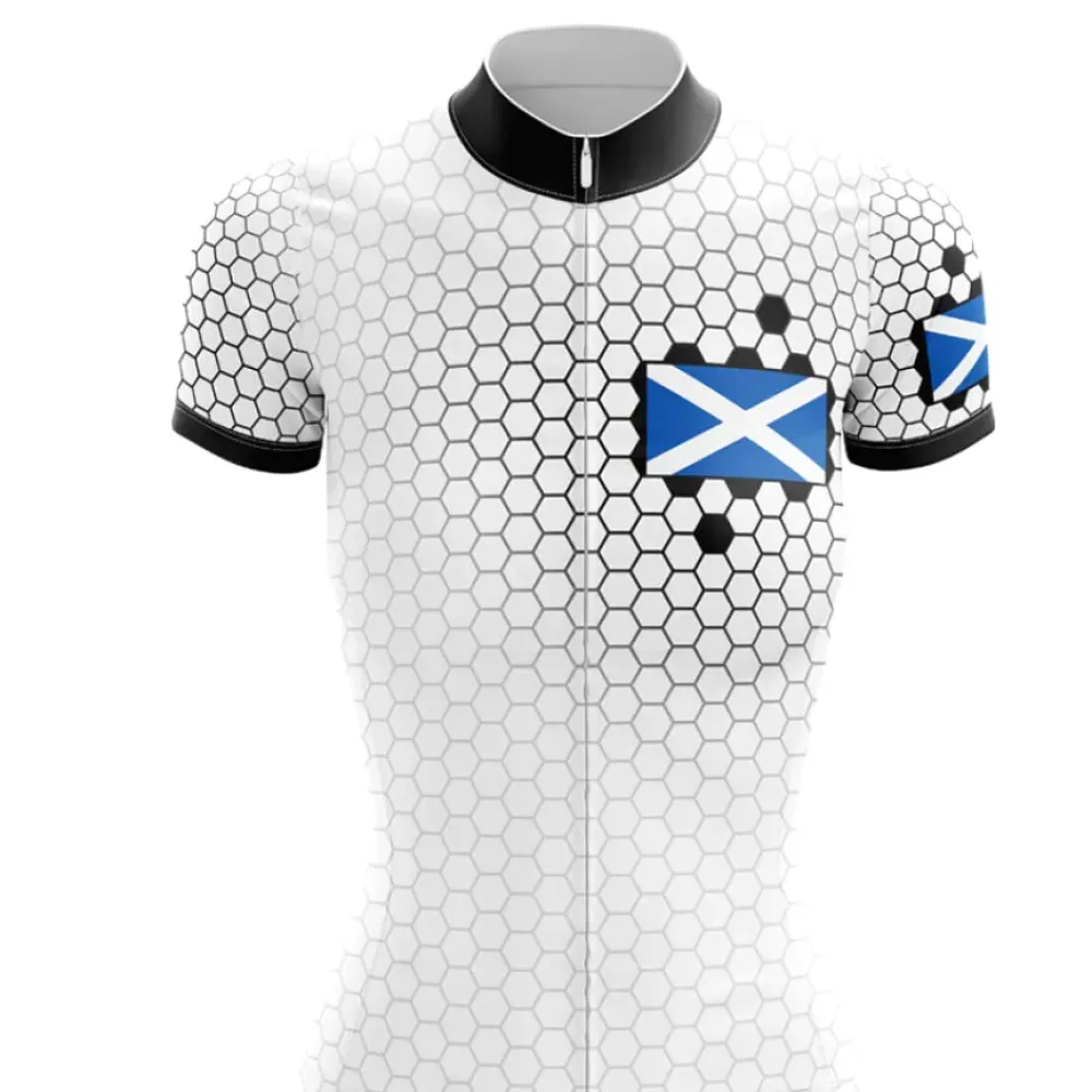 Scotland V5 Hexagon Pattern White/Blue/Black
