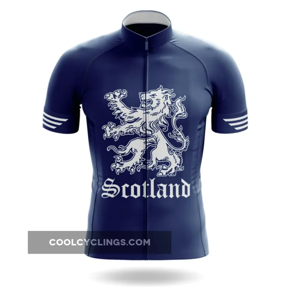 Scottish Lion Cycling Jersey Navy/White/Grey