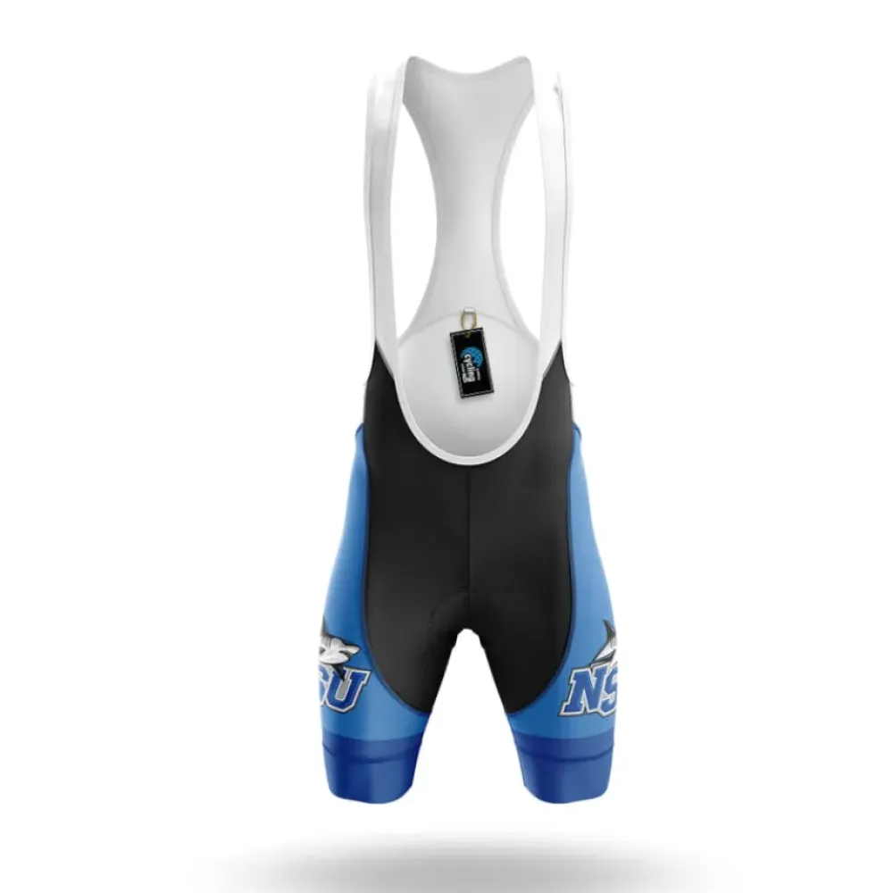 Nova Southeastern University Cycling Bibs Comfortable Blue/Black/White