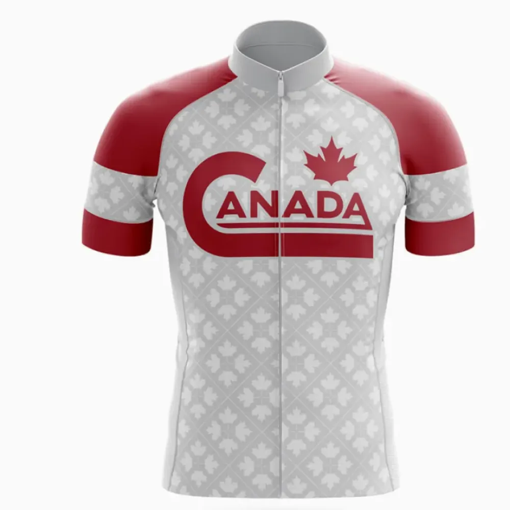 Canada Maple Leaf Cycling Jersey //