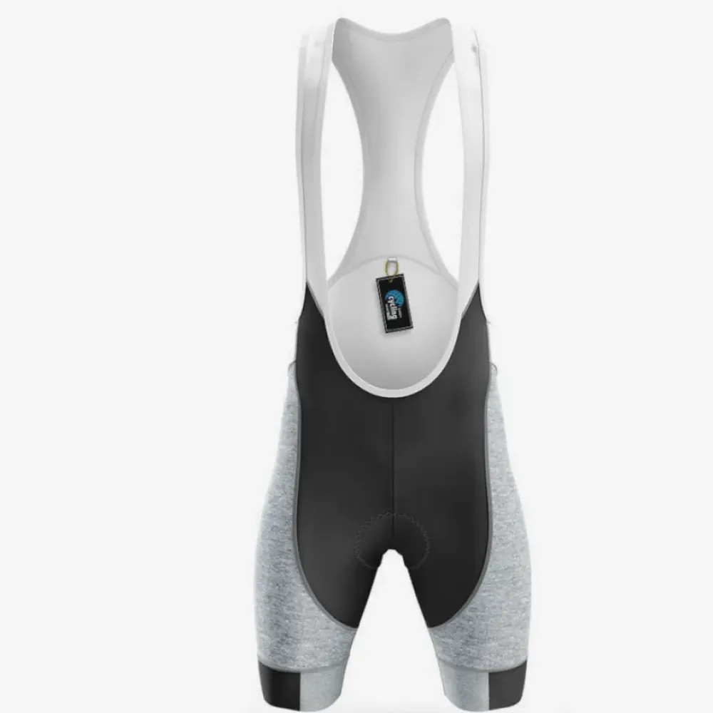 Cycling Bibs V10 Comfortable Gray/Black/White