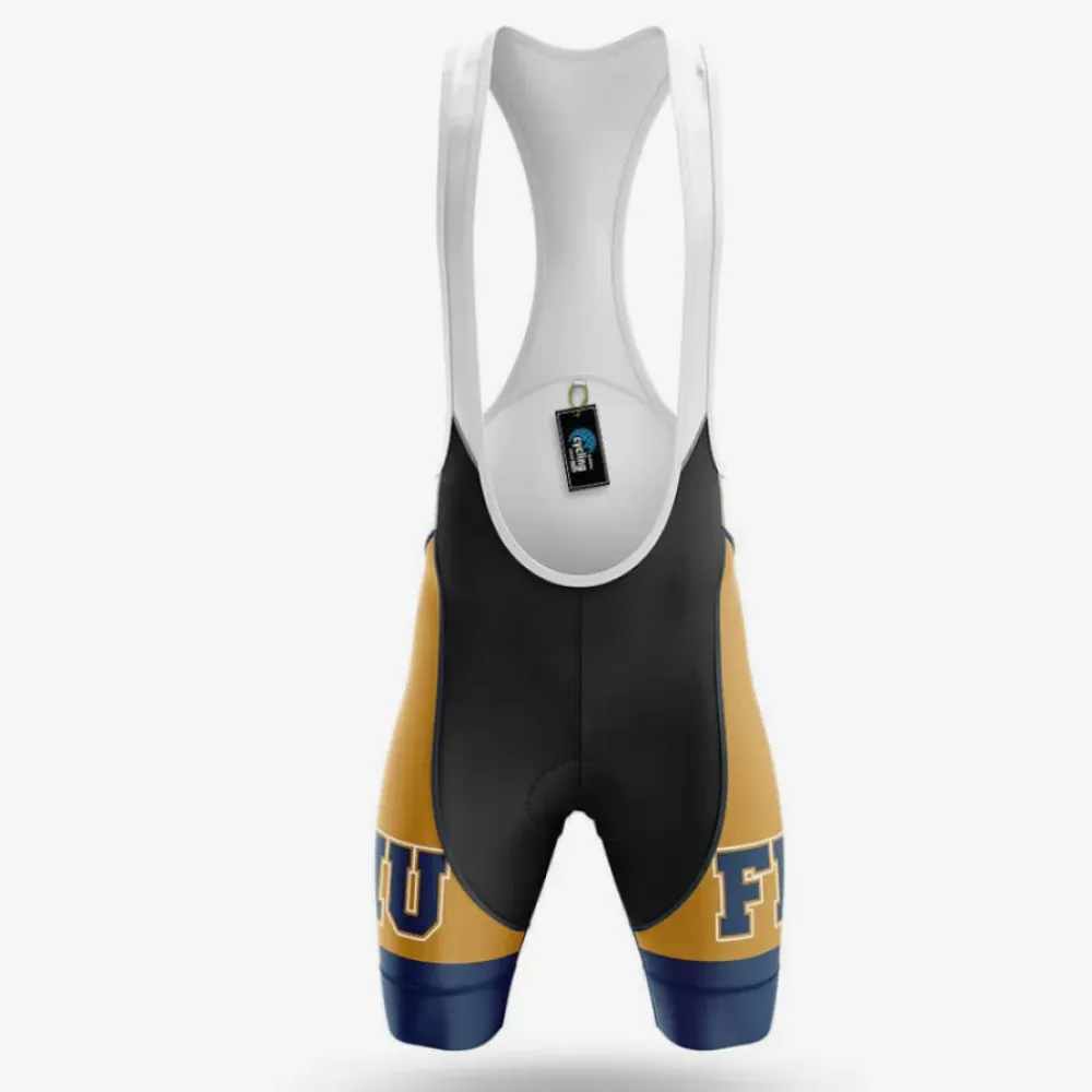Florida International University Cycling Bibs Comfortable Navy/Gold/White