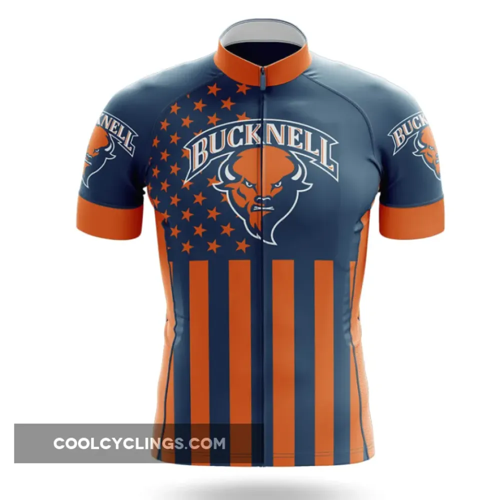 Bucknell USA Cycling Jersey Navy/Orange/White