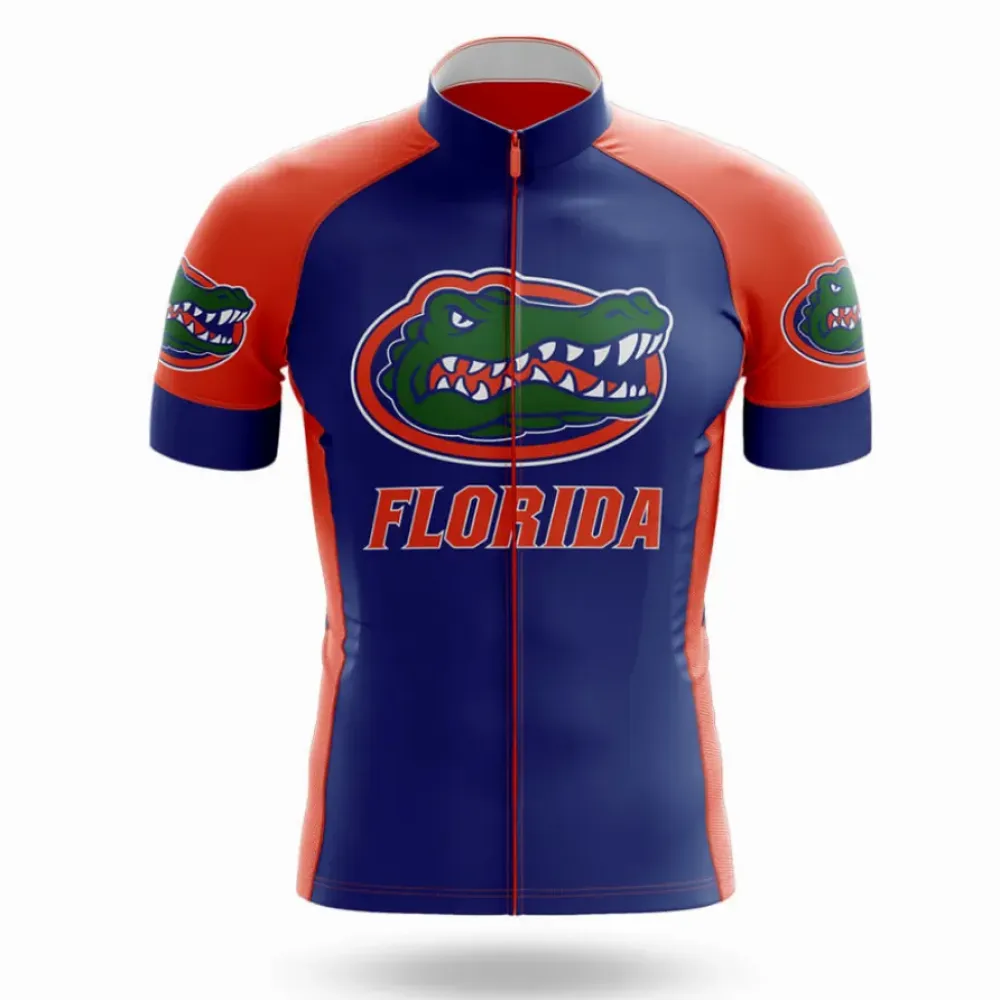 Florida Gators Cycling Jersey Navy/Orange/Green
