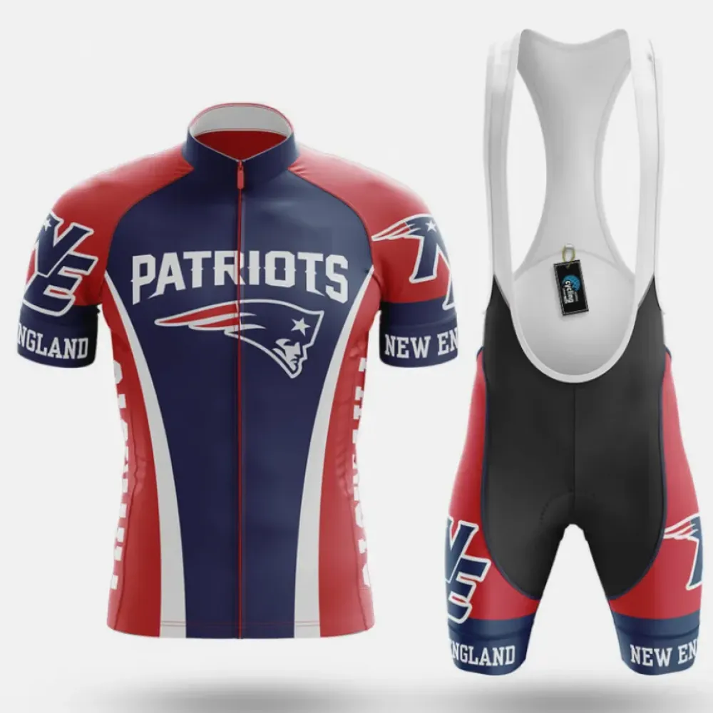 New England Patriots Cycling Kit Full Set Navy/Red/White