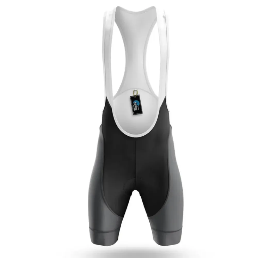 Pause My Strava V8 Cycling Bibs White/Black/Grey