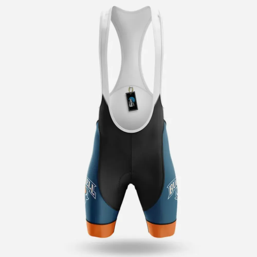 Bucknell University Cycling Bibs Comfortable Navy/Orange/White