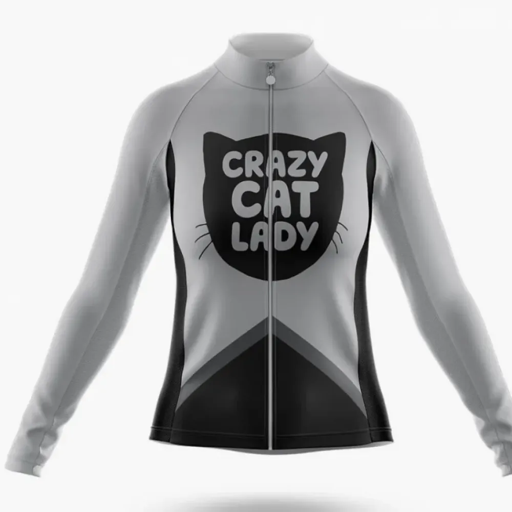 Crazy Cat Lady Jersey Black/White/Grey