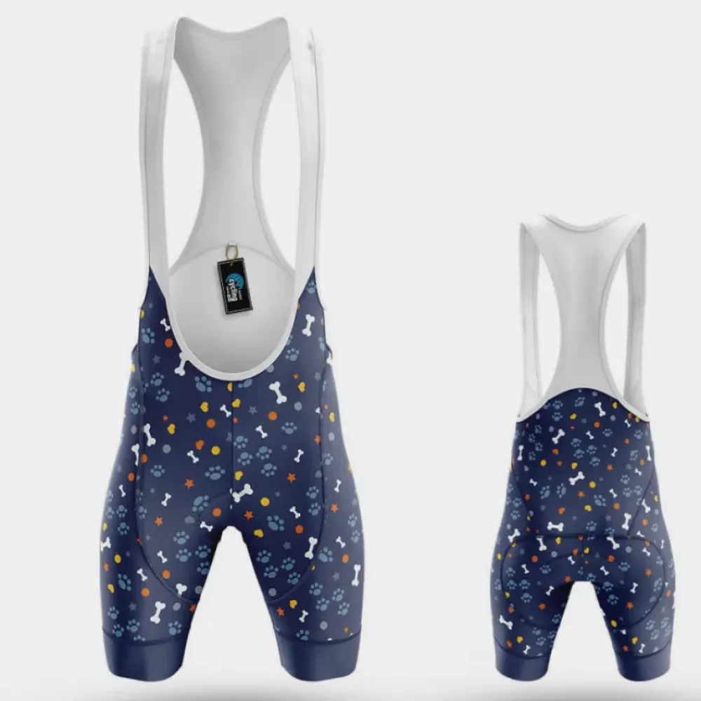 Ripcurl Dog Lover V4 Cycling Kit Navy/Orange/Paw Print