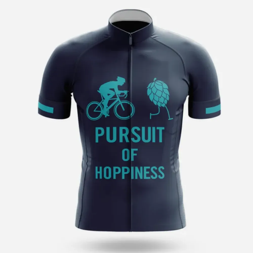 Hoppiness Cycling Jersey Brewed Navy/Teal/Green