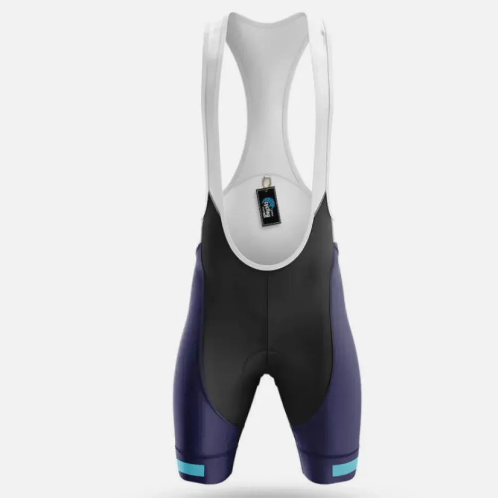 Cycling Old Man V4 Bib Navy/White/Light Blue