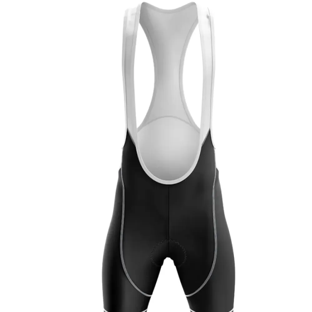 Freedom Is Riding A Bicycle Cycling Bibs Breathable Black/White/Grey