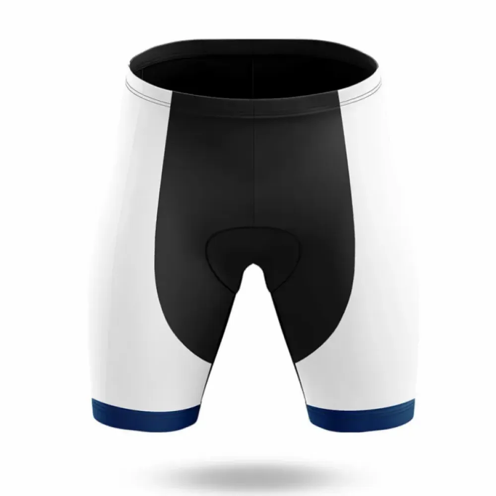For The Animals Women's Cycling Shorts White/Blue/Black