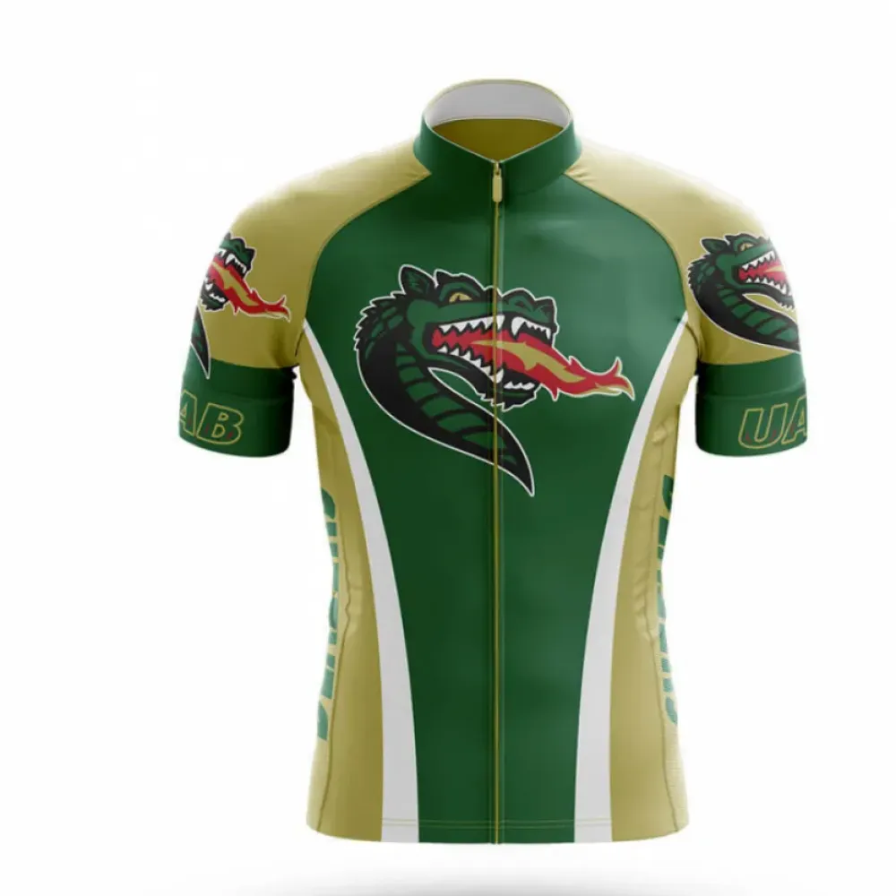 Alabama Cycling Jersey Dragon Green/Gold/White