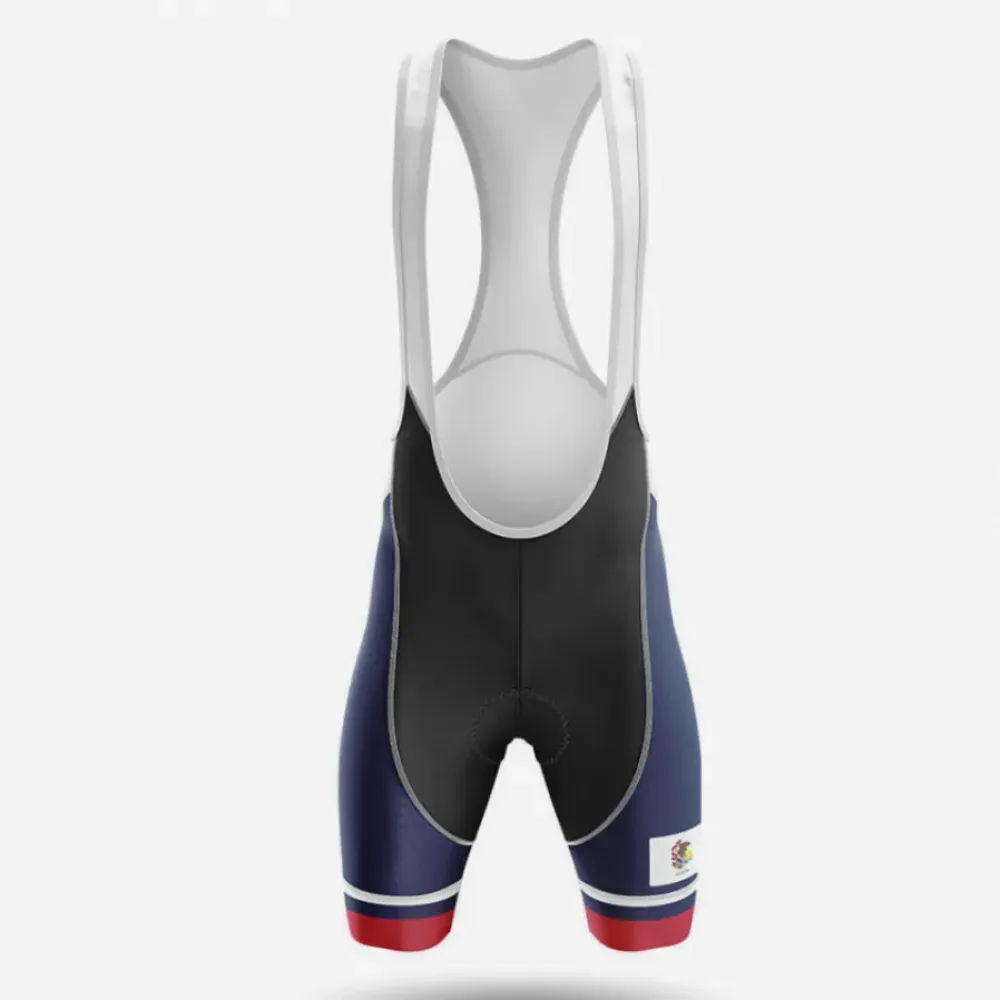 Illinois V19 Cycling Bibs Breathable Navy/Red/White