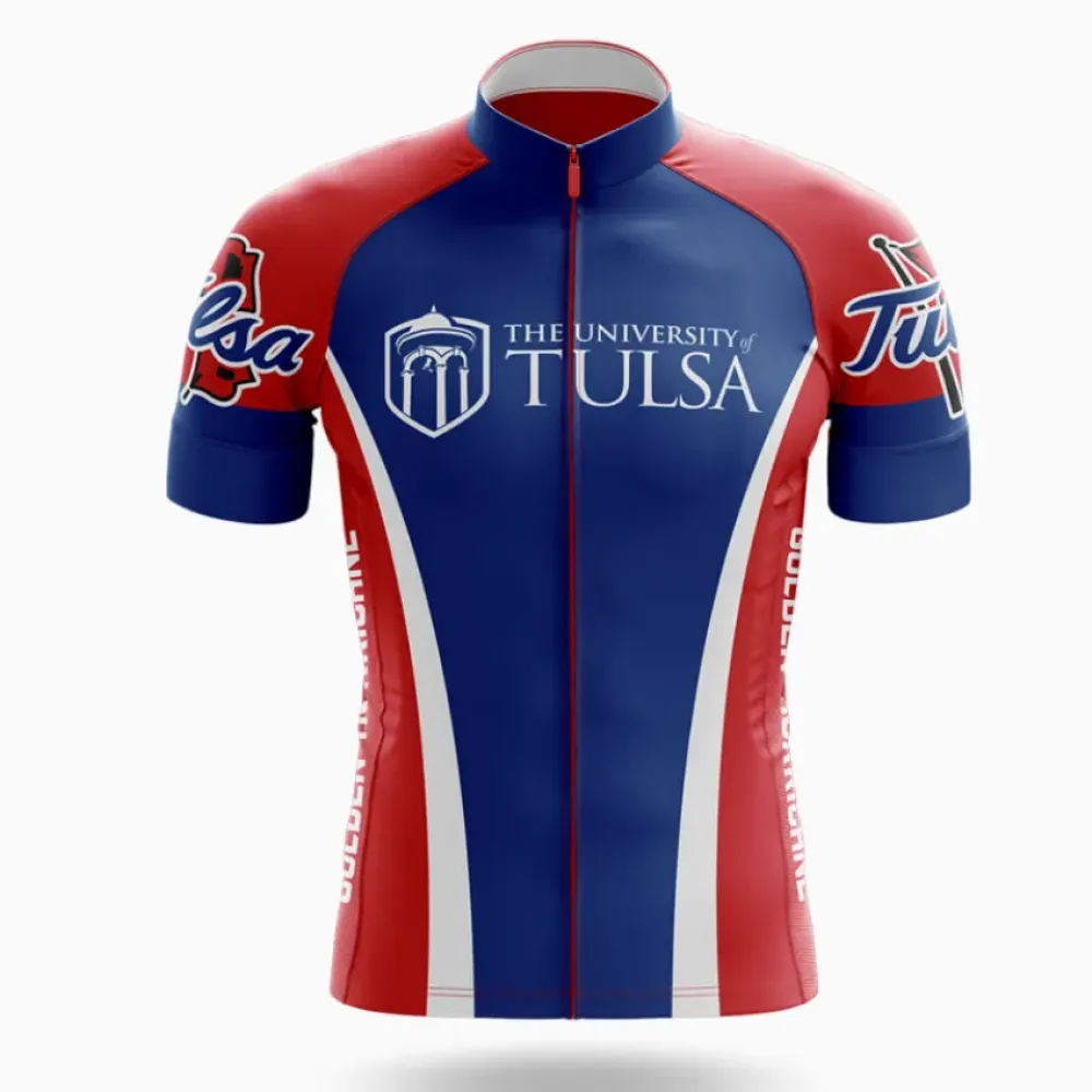 University of Tulsa Cycling Jersey Blue/Red/White