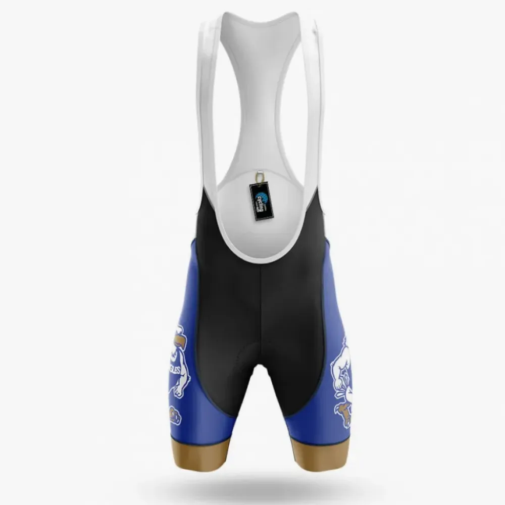 Georgia Southern Eagles Cycling Bibs Comfortable Blue/Black/Gold