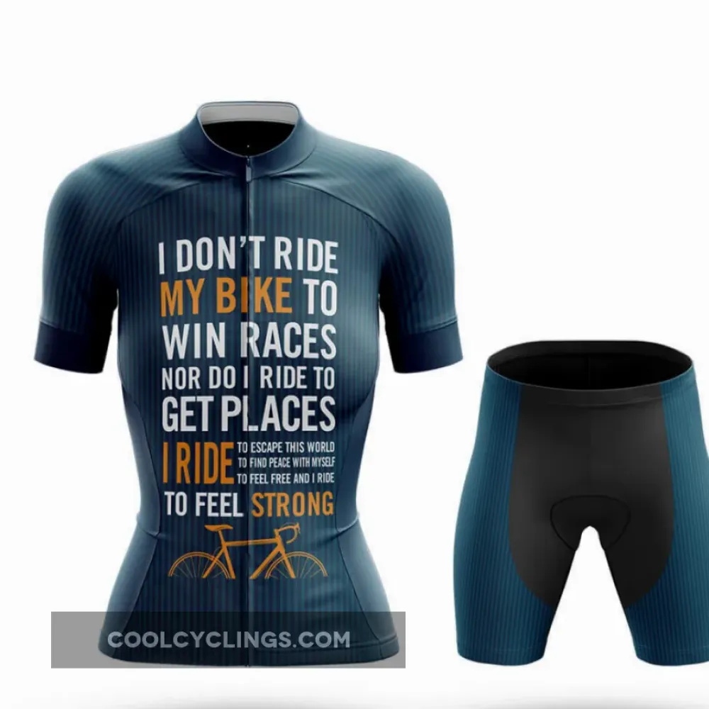 Women's Cycling Kit Peaceful Ride Navy/Teal/Black