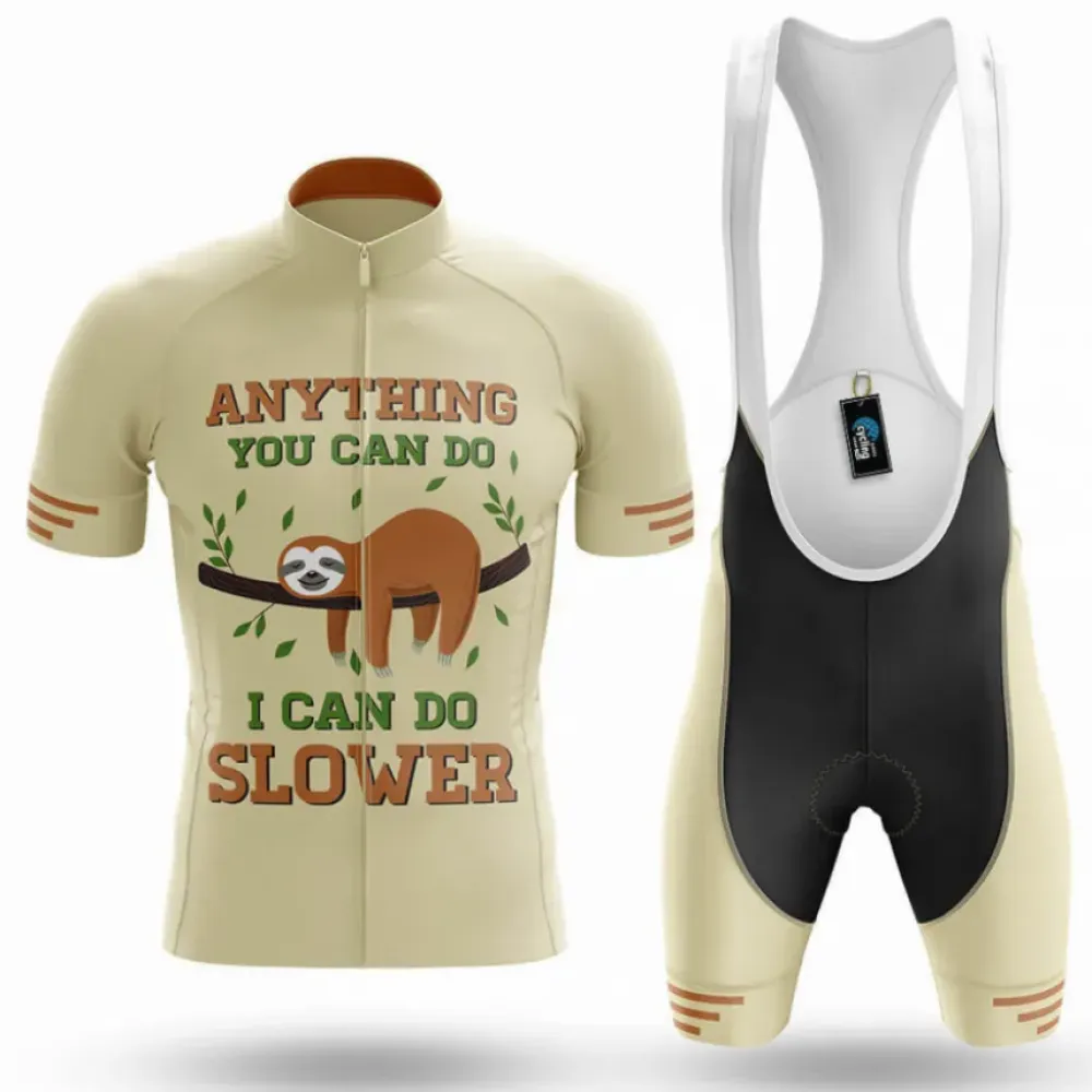 Cycling Kit Sloth Anything You Can Do Beige/Black/Tan