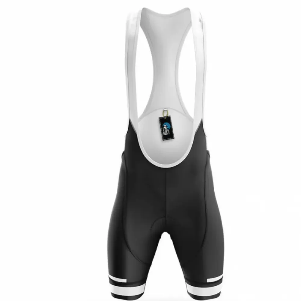 Cycling Bibs Real Men Like Cats Black/White/Gray
