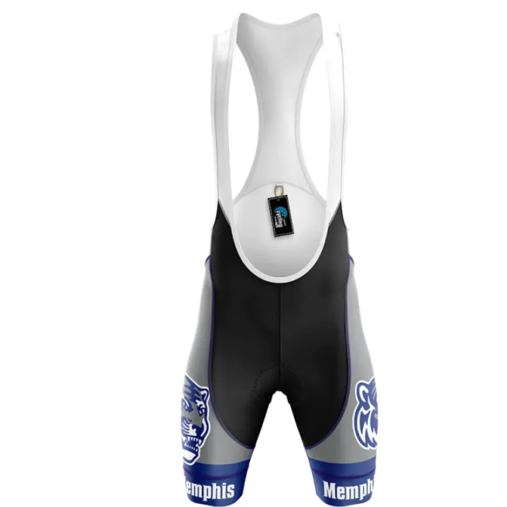 Memphis Cycling Bibs University White/Black/Grey