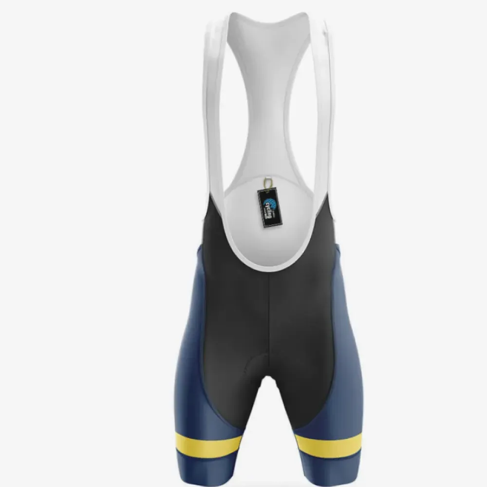 Cycling Bibs S21 Custom Feature Navy/Yellow/White
