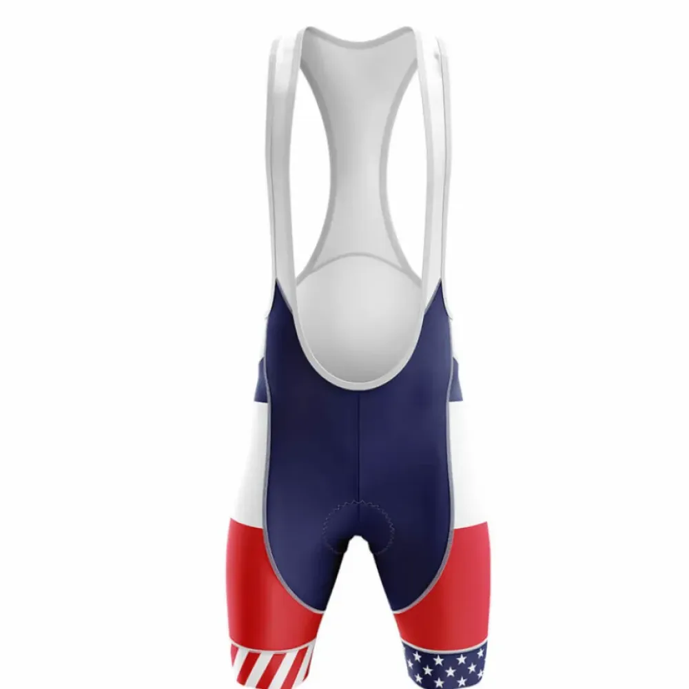 Texas V5 Cycling Shorts Navy/Red/White