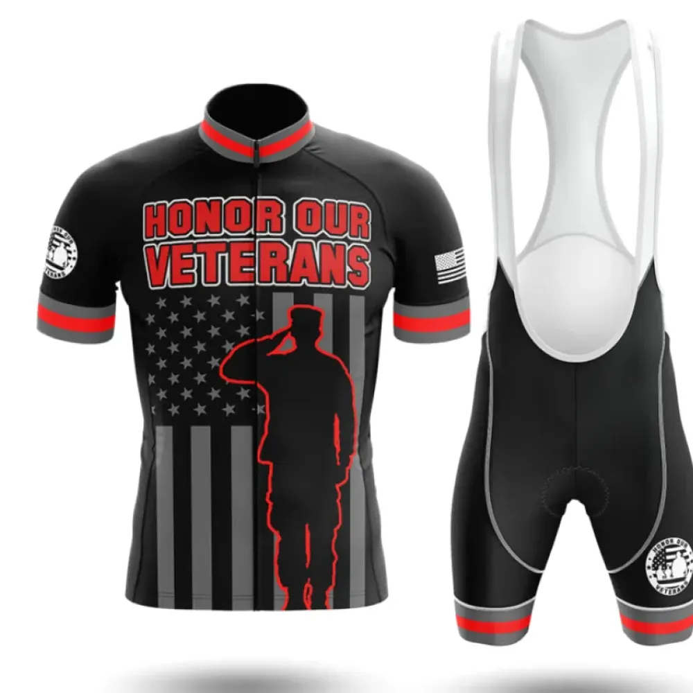 Veterans Honor Cycling Kit American Pride Black/Red/White